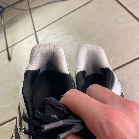 Adidas Mens Alphatorsion Running Shoes Black White FV6140 Lace Up Low Top 11 - Picture 7 of 11